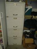 Antique wooden file cabinet