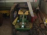 Older riding mower, and attachments