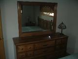 Dresser with mirror