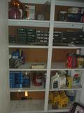 Lots of cleaning products
