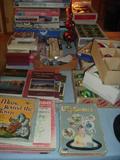 Games books & vintage christmas
