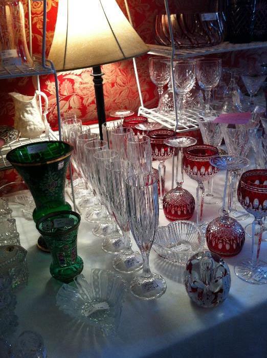                 Waterford & other lovely glassware