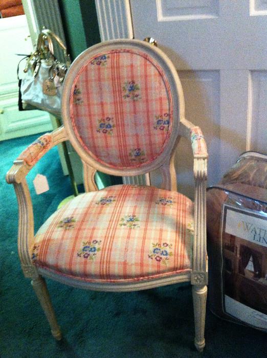                  French style vanity/bedroom chair