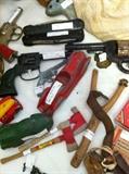                                    many vintage toys