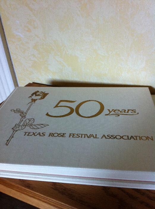 2 copies of "50 Years, Texas Rose Festival Association"