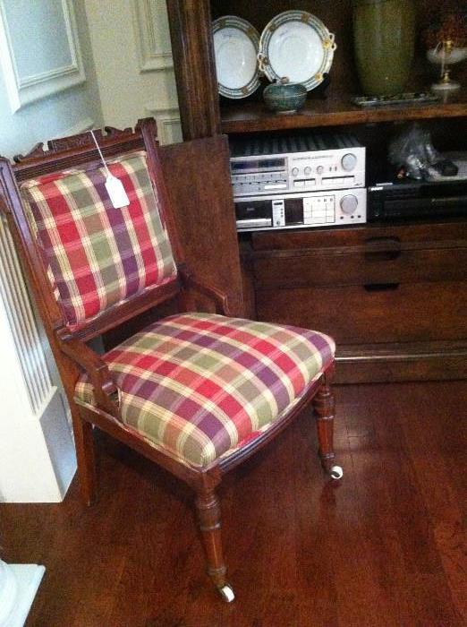                             antique Eastlake chair