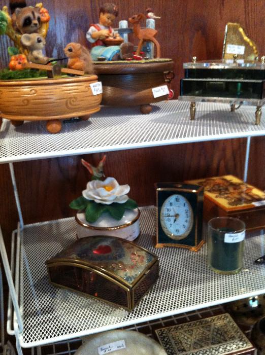                      great assortment of music boxes