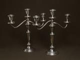 Sterling Silver 3 light candelabra
