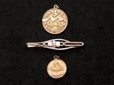 14k tie tack & pendants