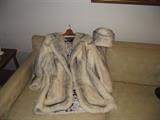 Vintage white mink coat & hat (David Hochstein)