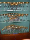 GOLD BANDED STEMWARE