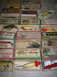 OLD WOOD FISHING LURES