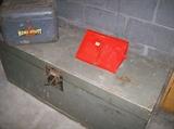 OLD PAINTED TOOL BOXES