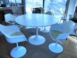 TULIP TABLE and CHAIRS