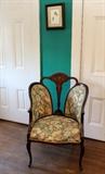 French art nouveau style parlor chair
