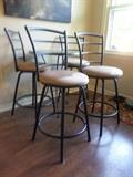 4 counter height bar stools
