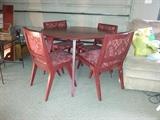 Cool vintage table and 4 chairs