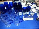 Cobalt blue stemware