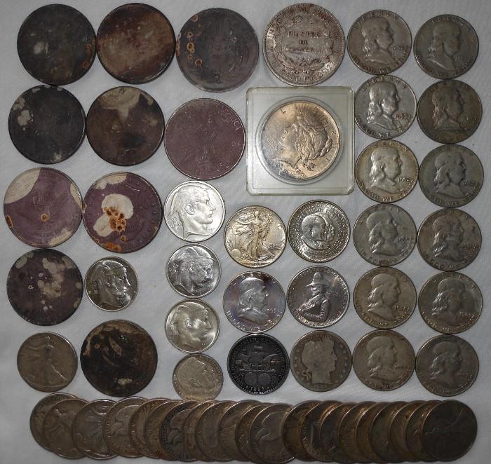 Silver Dollars, Silver Half Dollars and more