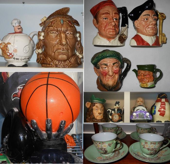 Royal Doulton, Vintage and Newer Cookie Jars and Dragon Ware