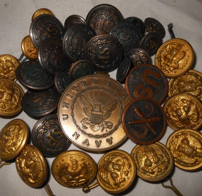Old Military Buttons
