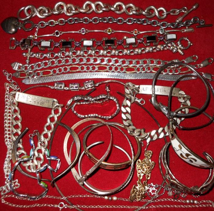 Sterling Silver Bangles and Bracelets