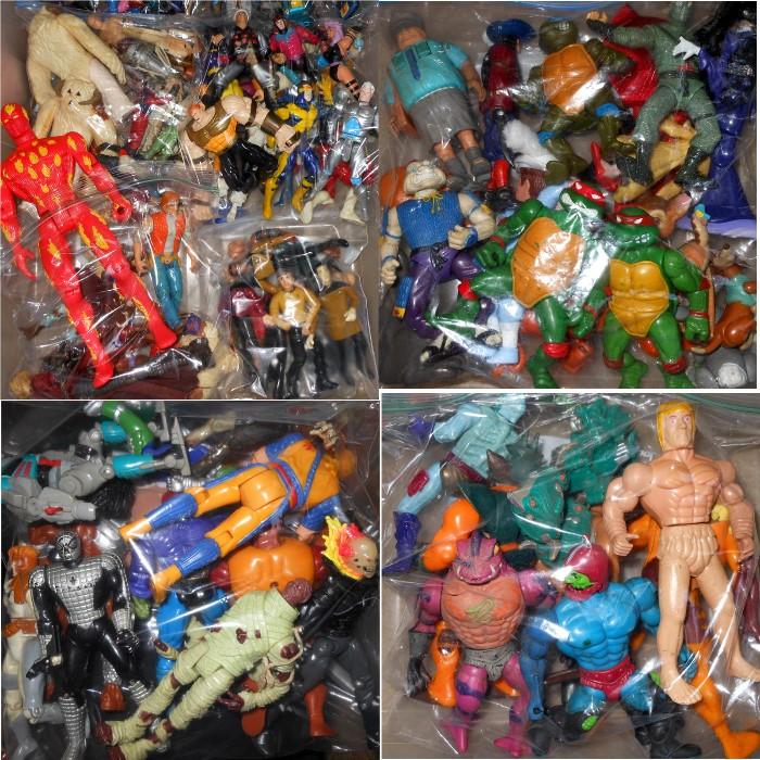 Sample of the hundreds of Toy Figures available 