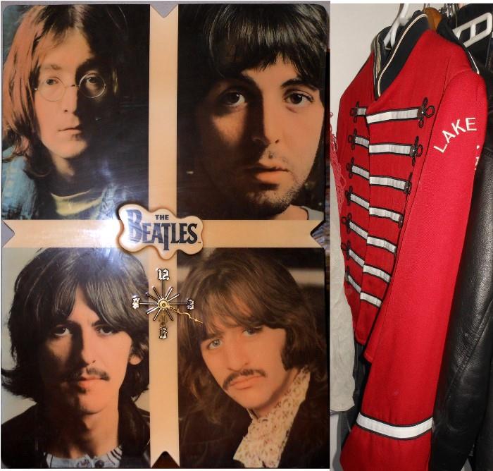 Beatles Poster Clock and Uniform