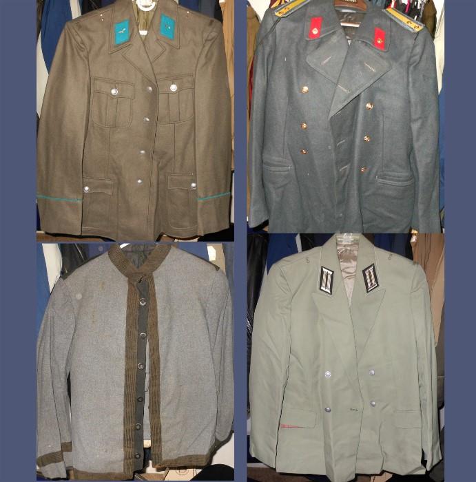 Just a small sample of the Military Uniforms Available