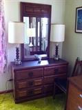Vintage dresser and mirror
