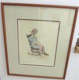 Signed & #885/1000 "Janie" By Artist Annie Lyle Viser