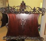 Austrian 19 Century Hand Carved Wood Music Stand