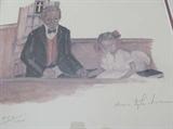Signed & #452/1000 "Simmons" By Artist Annie Lyle Viser