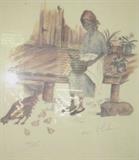 Signed & #987/1000 "Mattie" By Artist Annie Lyle Viser