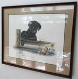 "Pure Innocence" Labrador Duck Print, Artist Signed Scott Howard