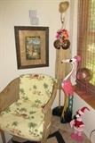 Flamingo's, Vintage Cane Arm Chair