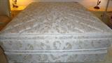 Queen Size Kings Rest Pillow Top Mattress & Box Spring.