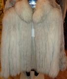 Blue Fox Fur Coat from Norway