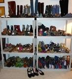 Large Assortment Women's Shoes, Boots, Flip Flops, Tap Shoes. Size 7-7 1/2