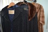 May Co. furs and Engel-Fetzer woman's dress coat in great condition.