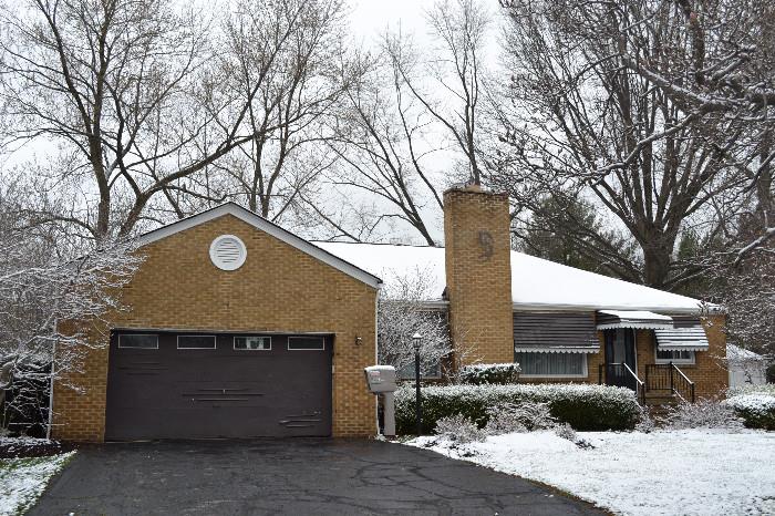 Thank goodness there is no snow left in the home today!