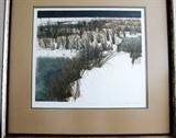 Limited Edition Print entitled "White Marsh"            ...17 / 75...signed by artist
