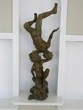 "Into the Depths" bronze by sculptor Jay Hall Carpenter   INSPECT IN FAIRFAX
