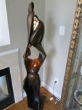 "Lamp" bronze by sculptor Mark Pilato    INSPECT IN FAIRFAX