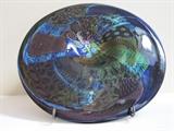 24" Art Glass Platter by Peter vanverLann and Mary Beth Bliss   INSPECT IN FAIRFAX