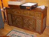 vintage 1960's console stereo