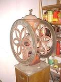 Huge Enterprise Mfg Coffee Mill, the largest I have ever seen, I have not found the handle yet, but the rest is here
