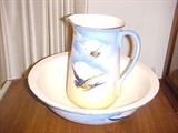 Victorian Water Pitcher and bowl set