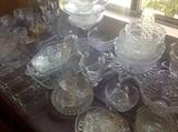 Cut glassware..