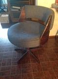 mid Century round office chair